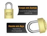 Cadeado-Haste-Curta-E-coat-20mm-Zamac-Latonado