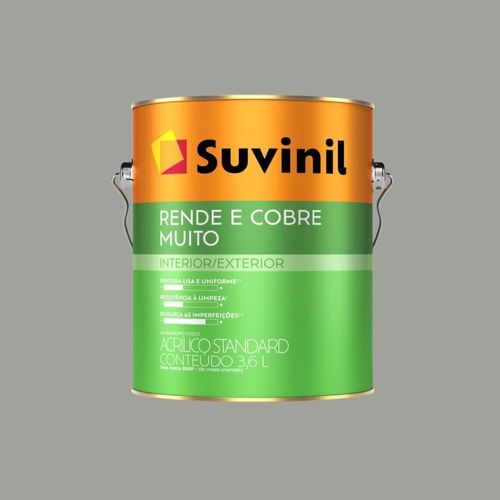 Tinta Standard Acrílica Fosco Rende e Cobre Elefante 3,6L Suvinil