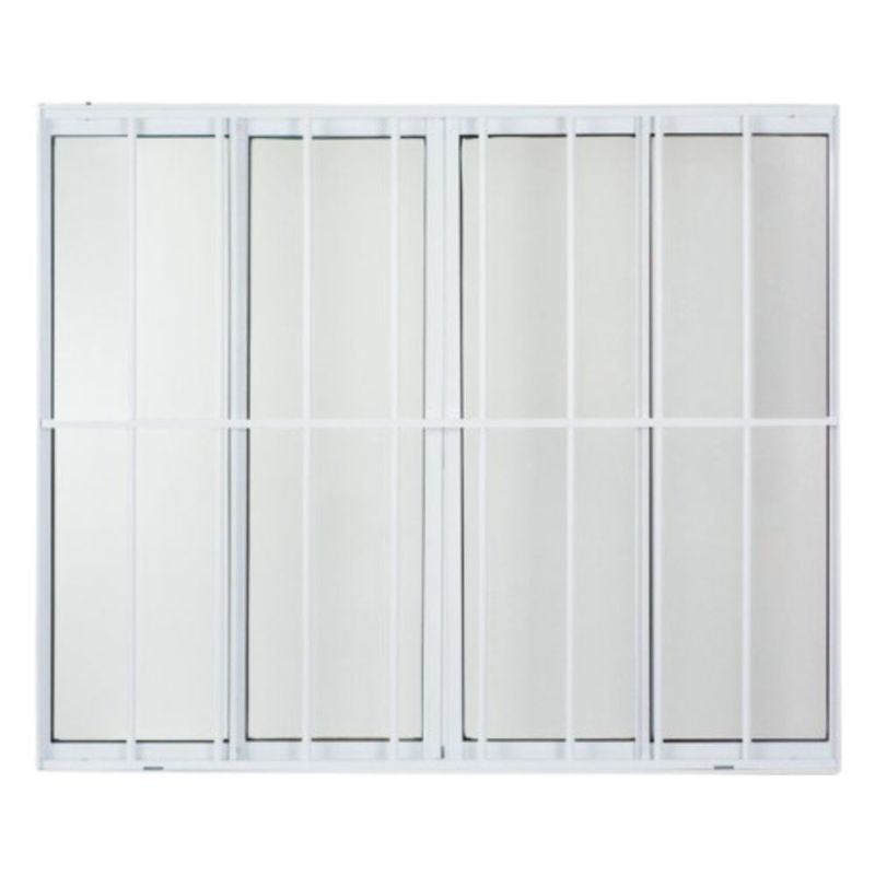 Janela-4-Folhas-Central-Vlis-Aluminio-Branco-com-Grade-100x200cm