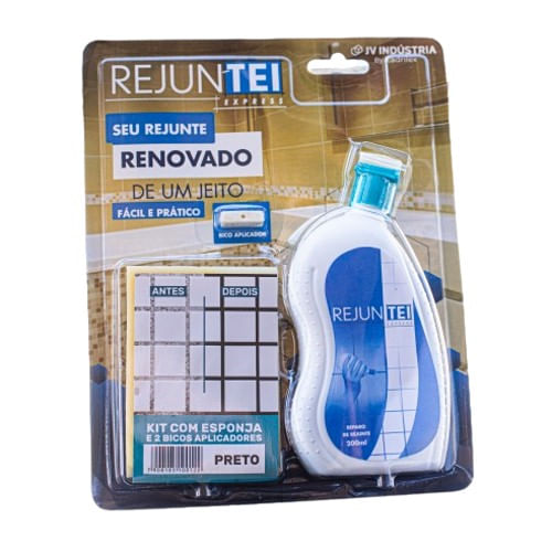 Renovador de Rejunte Preto 200ml Rejuntei