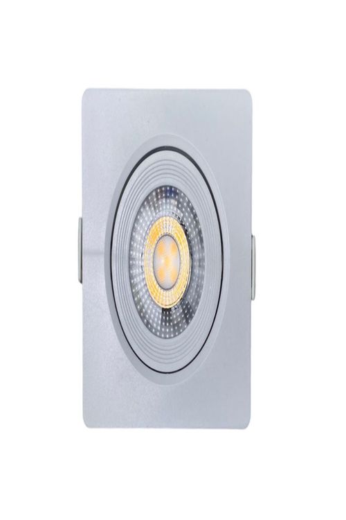 Spot de Led de Embutir Quadrado Branco 7W 500 Lúmens Luz Neutra