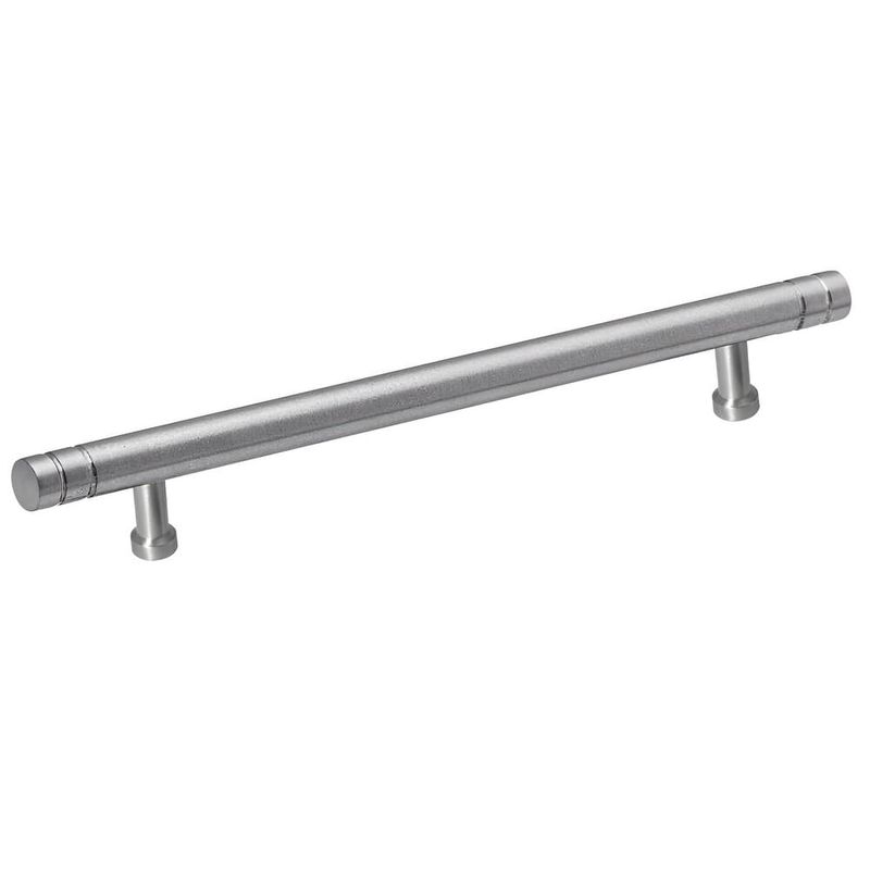 Puxador-Tubular-com-Friso-160mm-Aluminio-Acetinado