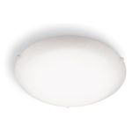 Plafon-de-Sobrepor-Classic-Redondo-Branco-25cm-para-1-Lampada-E27