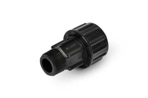 Adaptador Macho para Tubo Polietileno Preto DN20 x 3/4" Doal Plastic