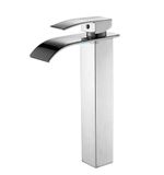 Monocomando-para-Banheiro-Mesa-Bica-Alta-Cromado-Cascata-Luxo-30cm