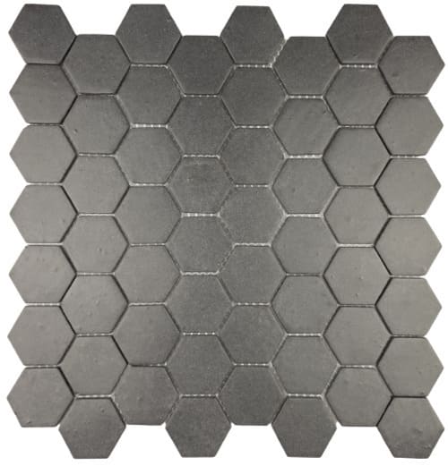 Pastilha de Porcelanato Hexagonal Eco989 Iron Gray Cinza 30x30cm