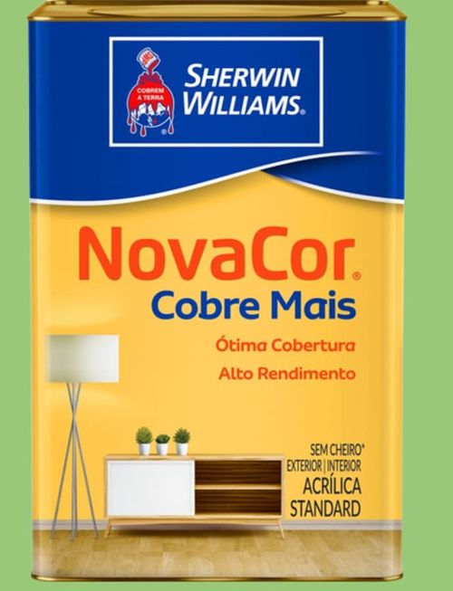 Tinta Standard Acrílica Fosco Novacor Cobre Mais Verde Jardim 18L