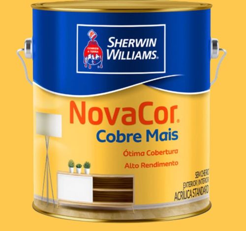 Tinta Standard Acrílica Fosco Novacor Cobre Mais Amarelo Sol 3,6L