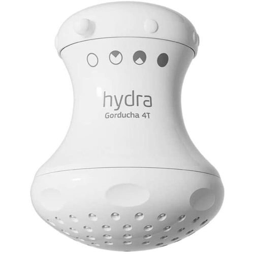 Ducha Gorducha 4 Temperaturas com Cano Branca 220V 5700W Hydra Corona