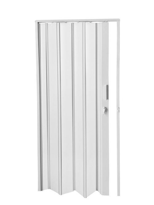 Porta Sanfonada PVC Branco 210x105cm