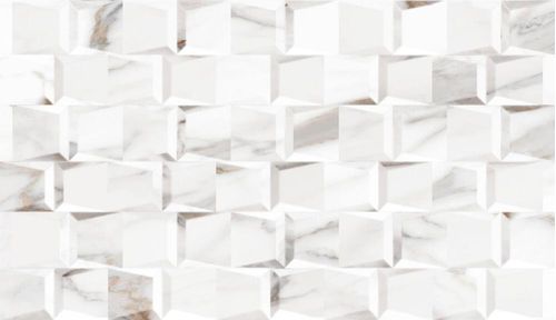 Revestimento Prisma Carrara Bold Acetinado Branco 31x54cm 1,34m2
