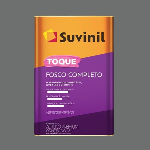 Tinta Premium Acrílica Toque Fosco Completo Granito Nobre 18L Suvinil