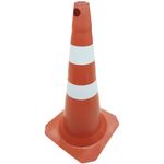 Cone-de-Sinalizacao-Fit-75cm-Polipropileno-Laranja-e-Branco