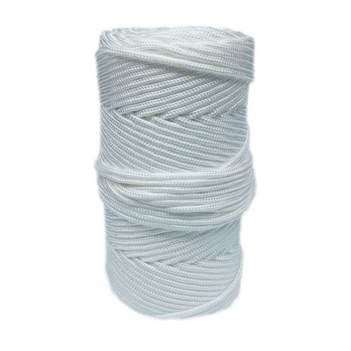 Corda Trançada de Poliéster 4,0mm x 100m Branco