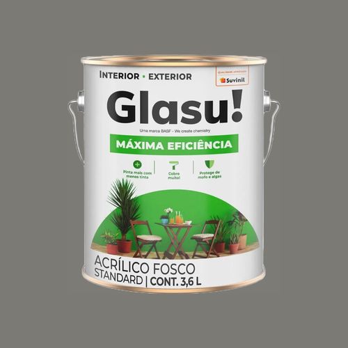 Tinta Standard Acrílica Fosco Glasu Lâmina Afiada 3,6L Suvinil