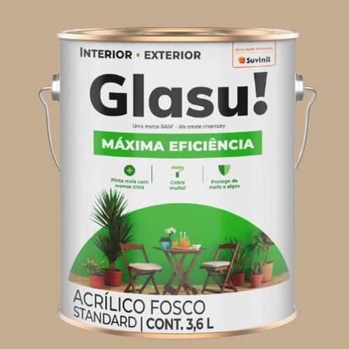 Tinta Standard Acrílica Fosco Glasu Camurça 3,6L Suvinil