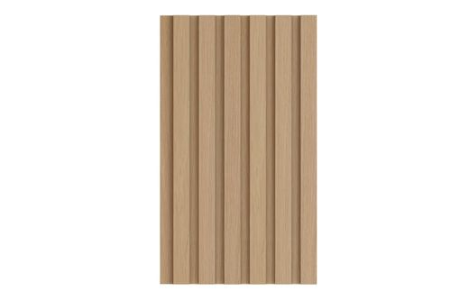 Painel Ripado MDF Resistênte à Umidade Freijó Brasi cx c/6 Pçs 0,75m2