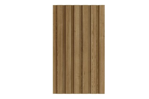 Painel Ripado MDF Resistênte à Umidade Freijó Ambar cx c/ 6 Pçs 0,75m2