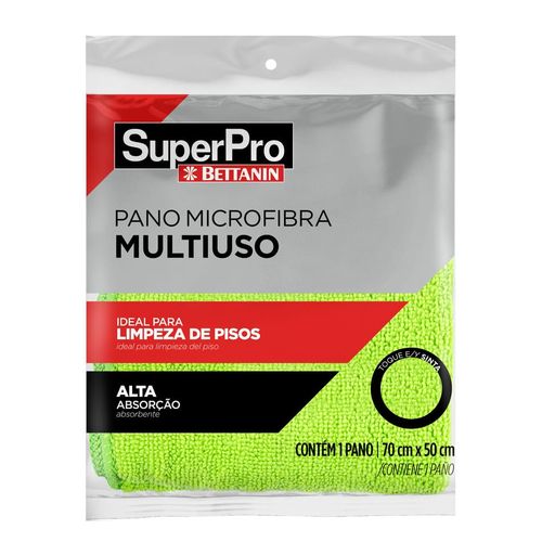 Flanela Microfibra 70x50cm Verde Bettanin Pro