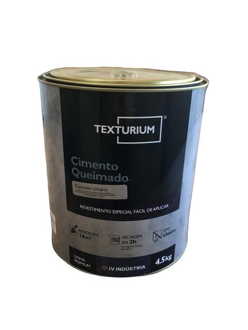 Efeito Cimento Queimado Concreto Urbano 4,5Kg Texturium