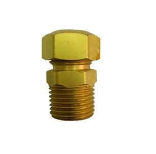 Adaptador Dako Macho Latão Gás 1/2 x 3/8" ER TM Sicap