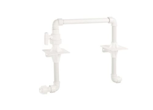 Kit Cavalete PVC Hidrômetro Branco 3/4" Doal Plastic