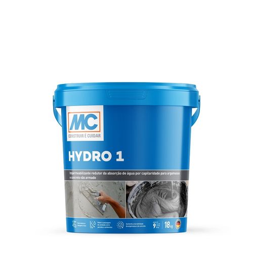 Aditivo Impermeabilizante Concreto MC Hydro 1 18Kg Mc Bauchemie