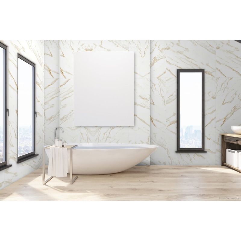 Piso-Calacata-Gold-Retificado-Polido-Branco-100x100cm-200m2