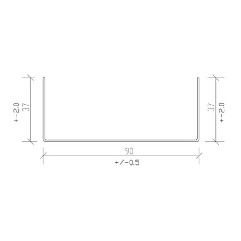 Guia-Estrutural-para-Steel-Frame-Aco-Galvanizado-90mm-3m-Multiperfil