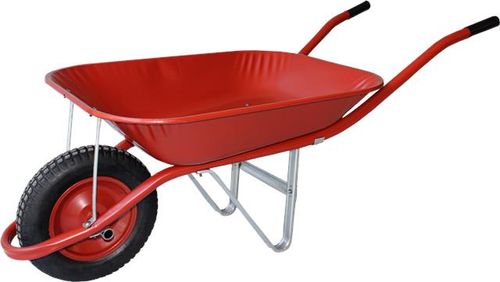 Carrinho de Mão Aço Gordini Soft PCI Desmontado Vermelho 45L Esfera