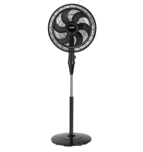 Ventilador de Coluna Turbo Force Preto com 6 Pás 40cm 126W 220V