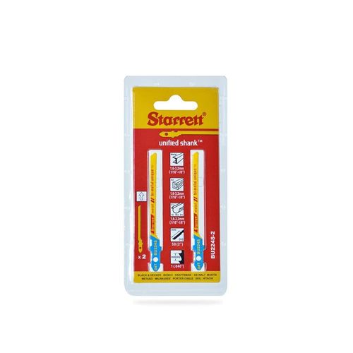 Lâmina de Serra Tico-Tico Bi-Metal 50x4,5mm 24 Dentes 2pcs Starrett