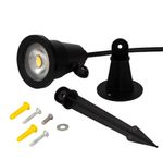 Espeto-para-Jardim-Polipropileno-Preto-LED-5W-400-Lumens-Luz-Branca