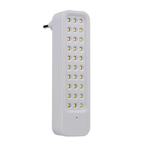 Luminária de Emergência LED Barra Branca 1W Luz Branca 100 lúmens