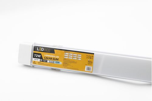 Luminária de Led Slim Delux 72w 1,20M 5040 Lúmens Luz Branca