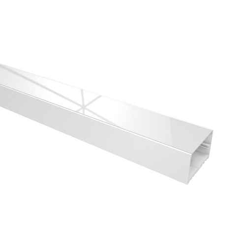 Perfil Sobrepor 30mm em Alumínio Branco com 2m para Fita LED