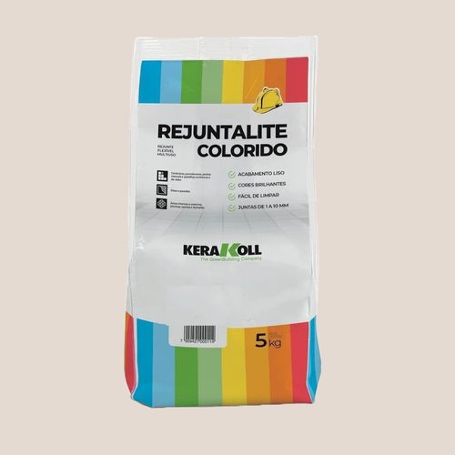 Rejunte Rejuntalite Cerâmica e Porcelanato Cinza Claro 5kg Kerakoll