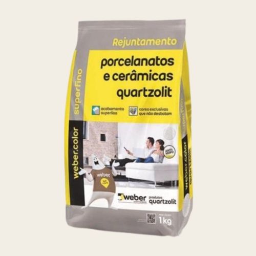 Rejunte Porcelanato Branco 1kg Quartzolit