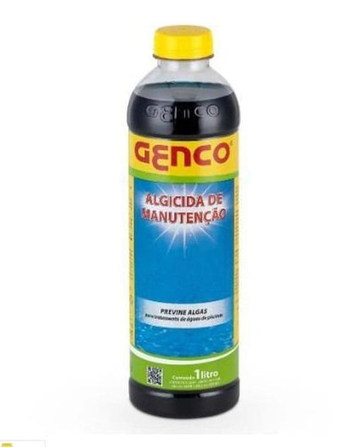 Algicida Manutenção Frasco 1L Piscina Genco