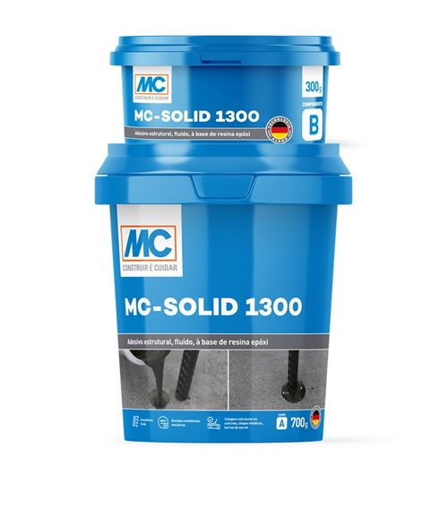 Adesivo Estrutural Fluído Epóxi MC Solid 1300 1Kg Mc Bauchemie