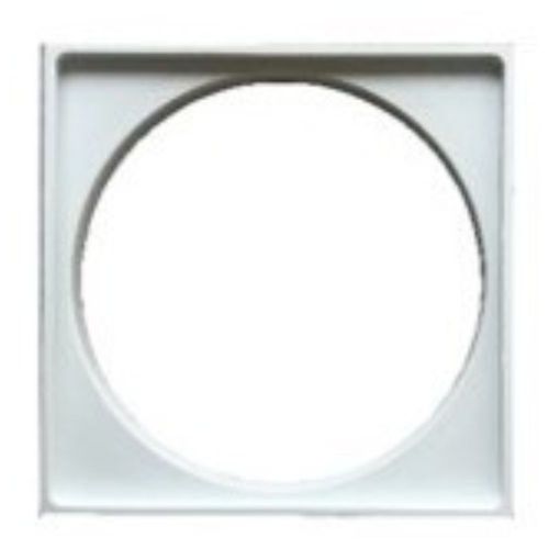 Porta Grelha Quadrado para Grelha Quadrada PVC Branco DN100 Luconi