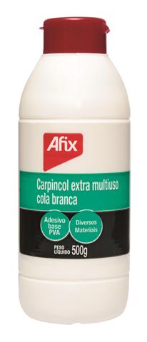 Cola PVA Multiuso Branco 500g Afix