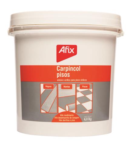 Adesivo para Pisos Vinílicos Branco 4Kg Afix