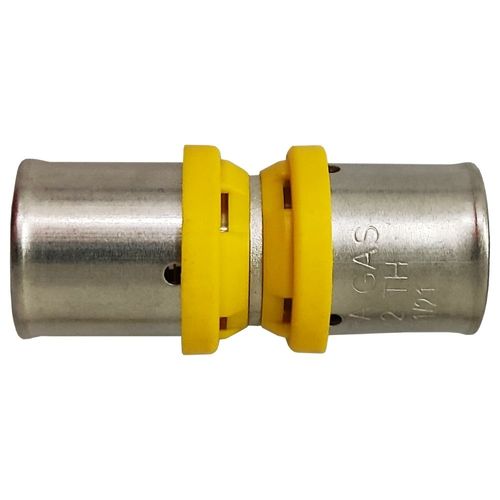 Conector União para Gás 20mmx20" Prensar Multi Emmeti