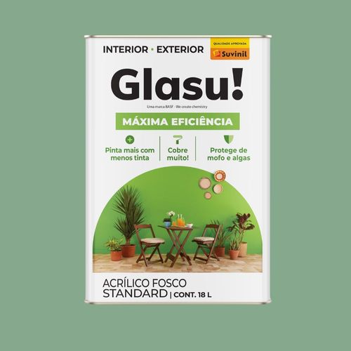 Tinta Standard Acrílica Fosco Glasu Trevo da Sorte 18L Suvinil