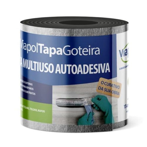 Fita Asfástica Tapa Goteira Sleeve 15cm Viapol