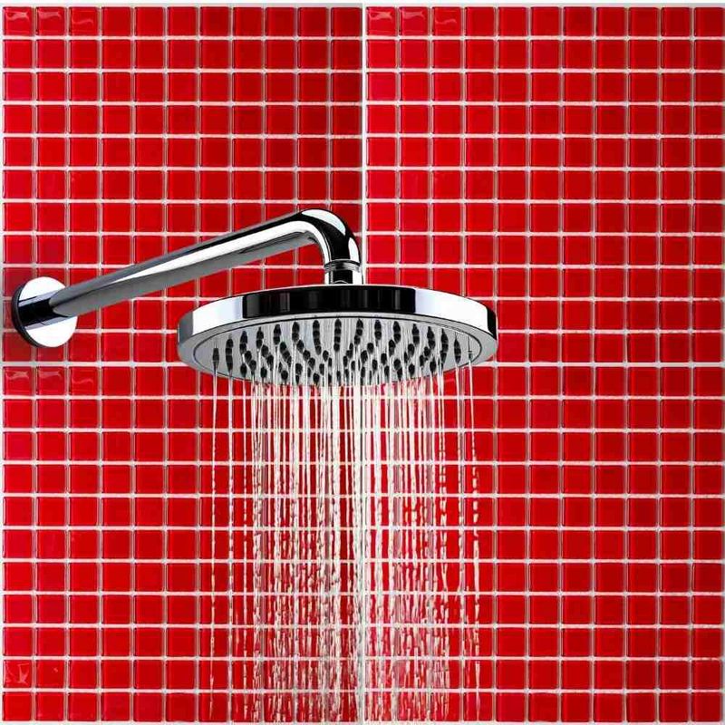 Pastilha de Vidro PR2334 Vermelha 30x30cm