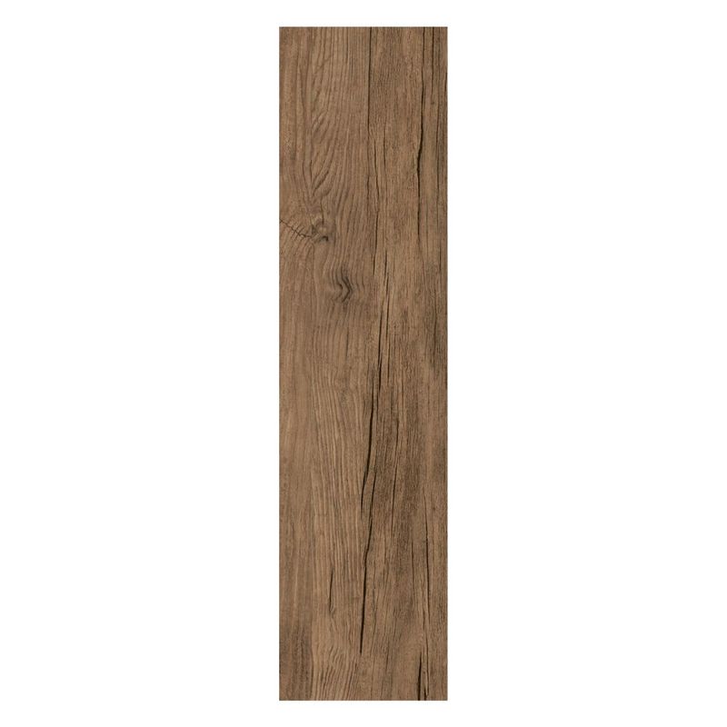 Piso Naturale Retificado Acetinado Marrom 22x90cm 2,39m2