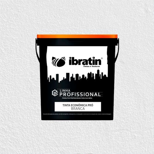 Tinta Econômica Acrílica Fosco Branco 3,6L Ibratin