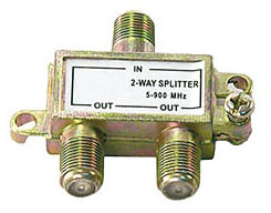 Divisor Coaxial 1:2 Corpo de Metal 5A 900MHZ 01 Peça